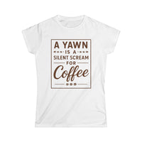 Load image into Gallery viewer, Coffee Lover Quote Shirt — Women’s Graphic Tee