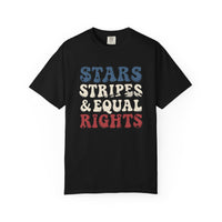 Load image into Gallery viewer, Old Patriotic Text Shirt I America Fairness Gift I Classic Tee Vintage Text T-Shirt I American Fan Retro Tshirt I Equality Graphic