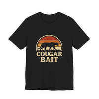 Load image into Gallery viewer, Cougar Bait Retro Sunset Tee — Sarcastic Graphic T-Shirt