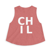 Load image into Gallery viewer, CHIL Crop Top | Perfect to Pickle and Chill