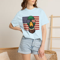 Load image into Gallery viewer, Duck Sunglasses Shirt I America 4Th Of July I Animal Gift I Women Cartoon Tee I Duckling T-Shirt Patriotic Fan I Graphic Retro