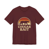 Load image into Gallery viewer, Cougar Bait Retro Sunset Tee — Sarcastic Graphic T-Shirt