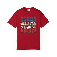 Load image into Gallery viewer, Old Patriotic Text Shirt I America Fairness Gift I Classic Tee Vintage Text T-Shirt I American Fan Retro Tshirt I Equality Graphic