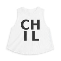 Load image into Gallery viewer, CHIL Crop Top | Perfect to Pickle and Chill