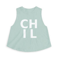 Load image into Gallery viewer, CHIL Crop Top | Perfect to Pickle and Chill